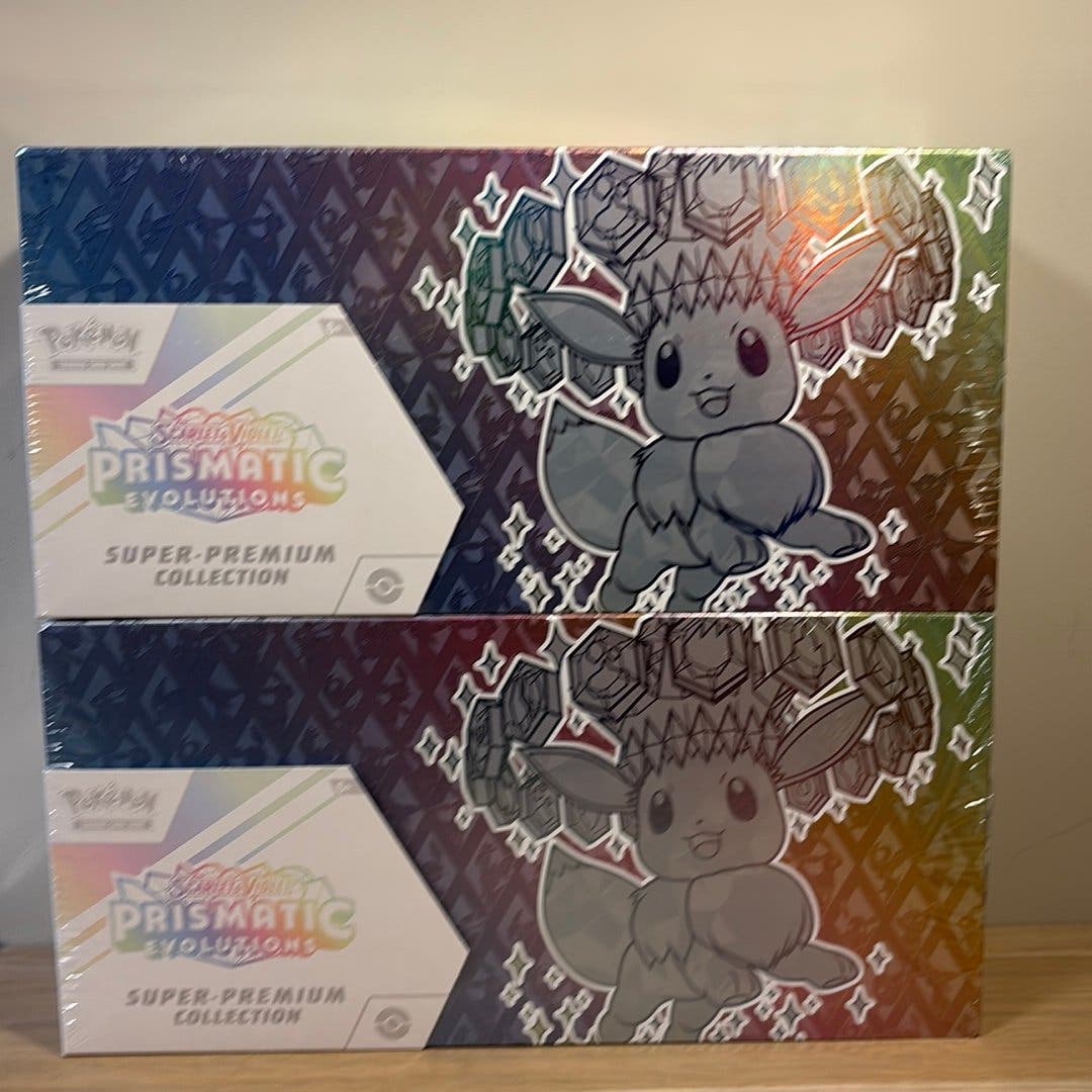 Pokémon Scarlet & Violet Prismatic Evolutions Super-Premium Collection – 2 st – bild 1