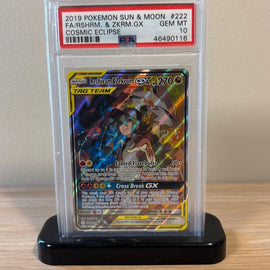 Pokémon Reshiram & Zekrom-GX #222 – Cosmic Eclipse – PSA 10 – bild 1