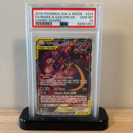 Pokémon Naganadel & Guzzlord-GX #224 – Cosmic Eclipse – PSA 10 – bild 1