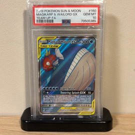 Pokémon Magikarp & Wailord-GX #160 – Team Up – PSA 10 – bild 1