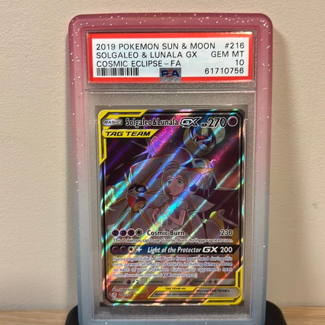 Pokémon Solgaleo & Lunala-GX #216 – Cosmic Eclipse – PSA 10 – bild 1