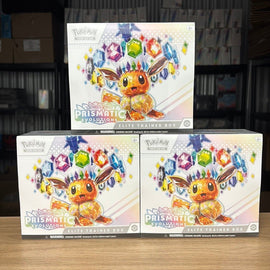 Pokémon Scarlet & Violet Prismatic Evolutions – 3 st Elite Trainer Box – bild 1