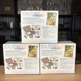 Pokémon Scarlet & Violet Prismatic Evolutions – 3 st Elite Trainer Box – bild 2